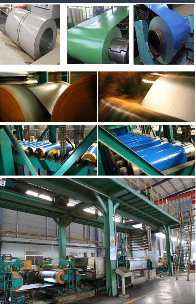 914mm Prepainted Galvanized Steel/ PPGI Steel Coil For Roofing Ral color G550 0