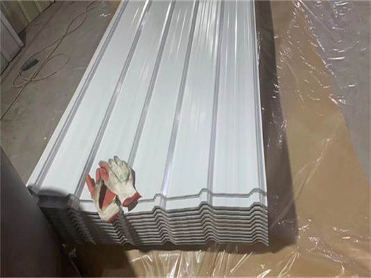 1050mm Colour Coated Roofing Sheet Corrugated Steel Sheet Standard ASTM