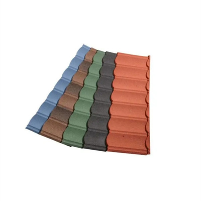 1340*420mm Colorful Stone Coated Metal Roofing Tile For Building Material