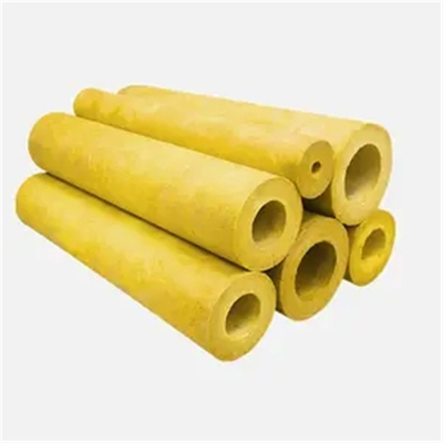 Thermal Insulation Fiberglass Wool Pipe With High Density For Construction