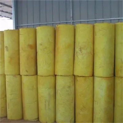 Thermal Insulation Fiberglass Wool Pipe With High Density For Construction