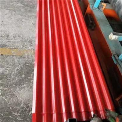 Prepainted Galvanized Corrugated Steel Sheet For Roofing Sheet Blue, Red
